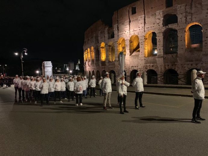 I ragazzi e le ragazze in #serviziocivileuniversale impegnati nelle prove per la sfilata del…