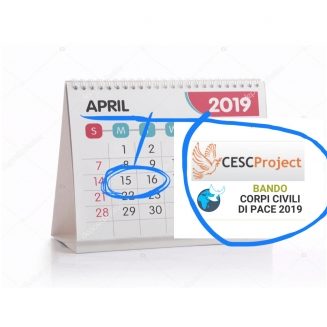 CORPI CIVILI DI PACE CON CESC PROJECT Pubblicati i primi appuntamenti per i colloqui…