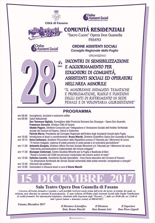 Buongiorno a tutte/i! Segnaliamo questa interessante iniziativa formativa promossa e organizzata in Puglia, tra…