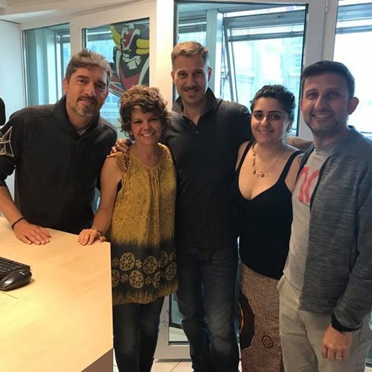 Con il Trio Medusa a Radio Deejay! #serviziocivile #cescprojectsc