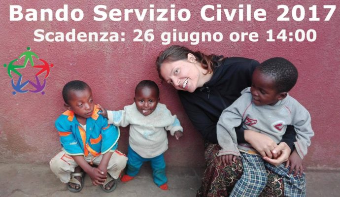 Il bando servizio civile 2017 è online! Leggete i nostri progetti in Italia e…