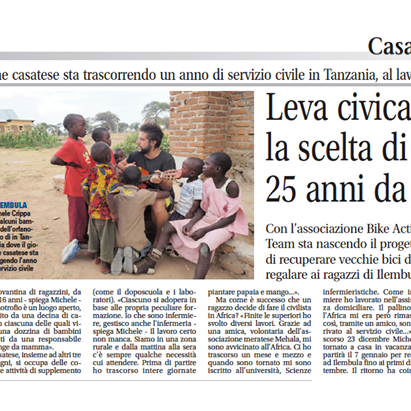 Michele sta svolgendo il Servizio Civile con il CESC Project in Tanzania, presso la…