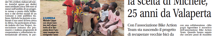 Michele sta svolgendo il Servizio Civile con il CESC Project in Tanzania, presso la…