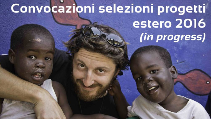 Pubblichiamo IN PROGRESS gli appuntamenti per i colloqui di selezione per i nostri progetti…