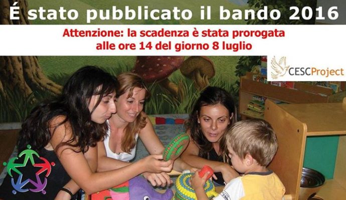 Attenzione: il “Dipartimento della Gioventù e del Servizio Civile Nazionale” ha prorogato la scadenza…
